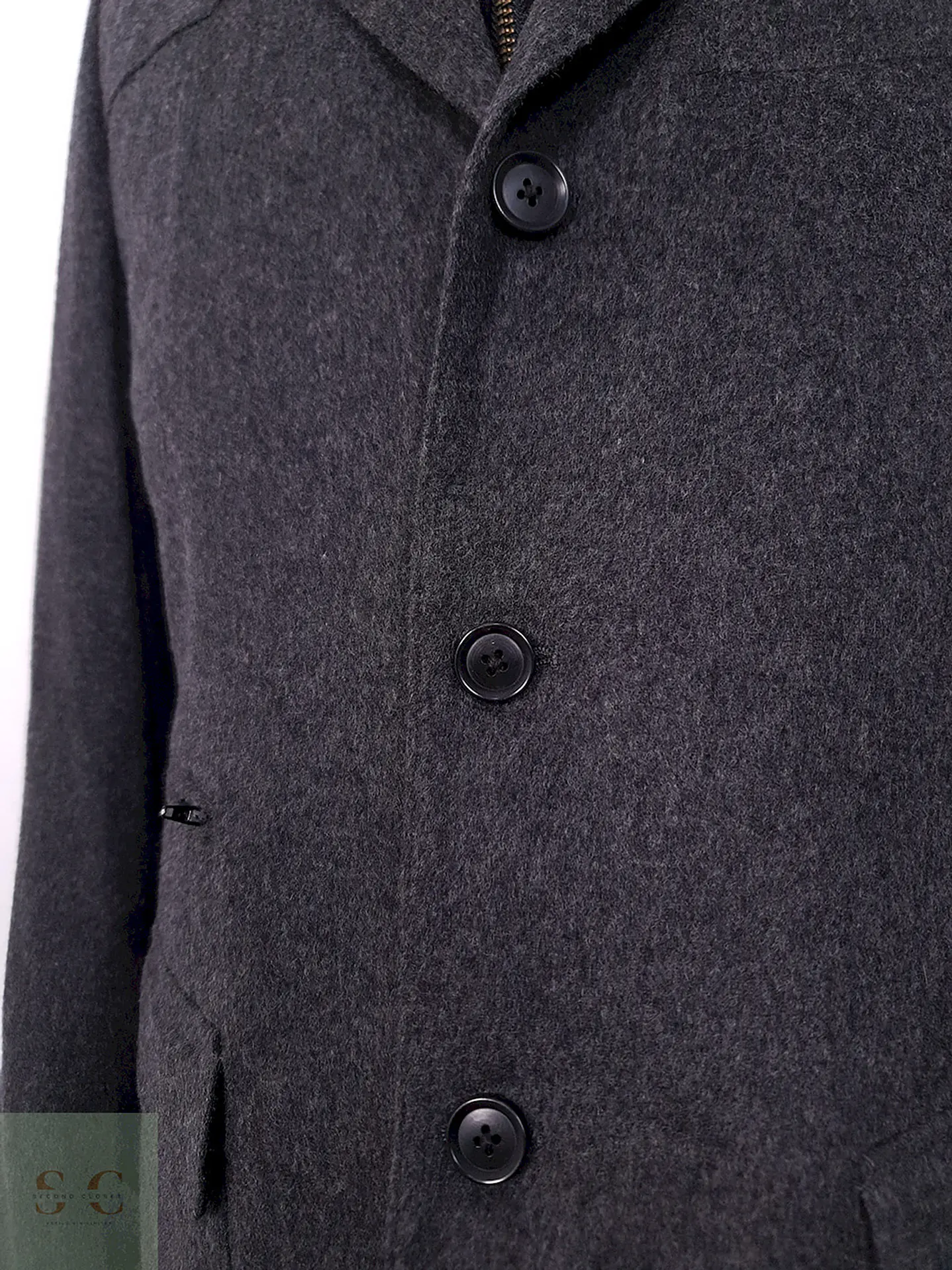 Abrigo Paul Rosen Original Tiroler Loden Plomo 80% Lana Virgen - Talla M 9