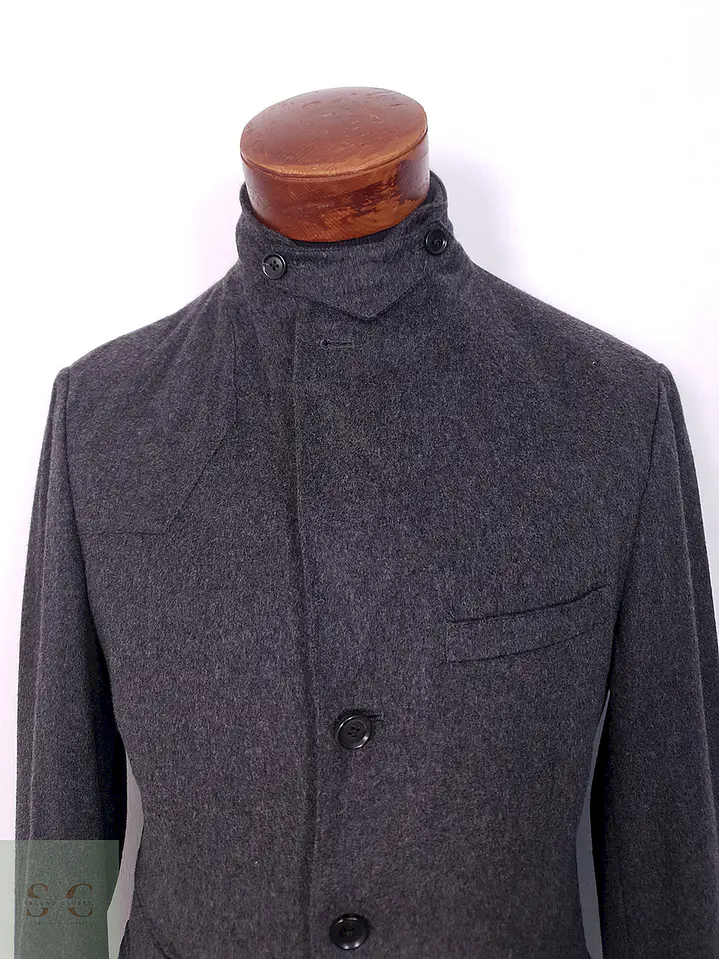Abrigo Paul Rosen Original Tiroler Loden Plomo 80% Lana Virgen - Talla M 11