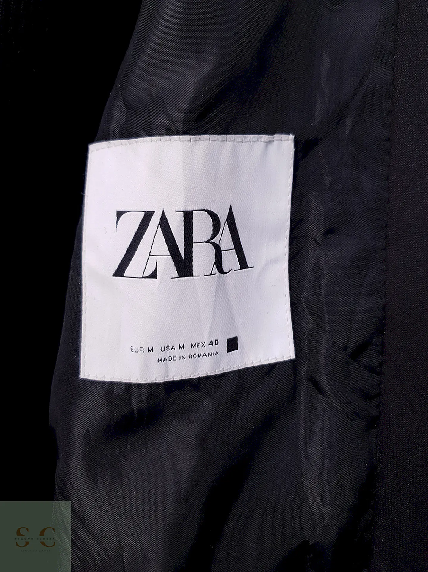 Abrigo Plomo Zara Mezcla Lana - Talla M 9