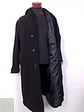 Abrigo Largo Datch Negro Lana con Gorro - Talla XL - Miniatura 3