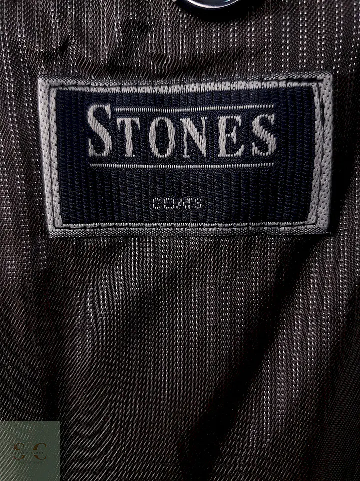 Abrigo Largo Stones Plomo Lana Virgen y Cashmere - Talla L 9