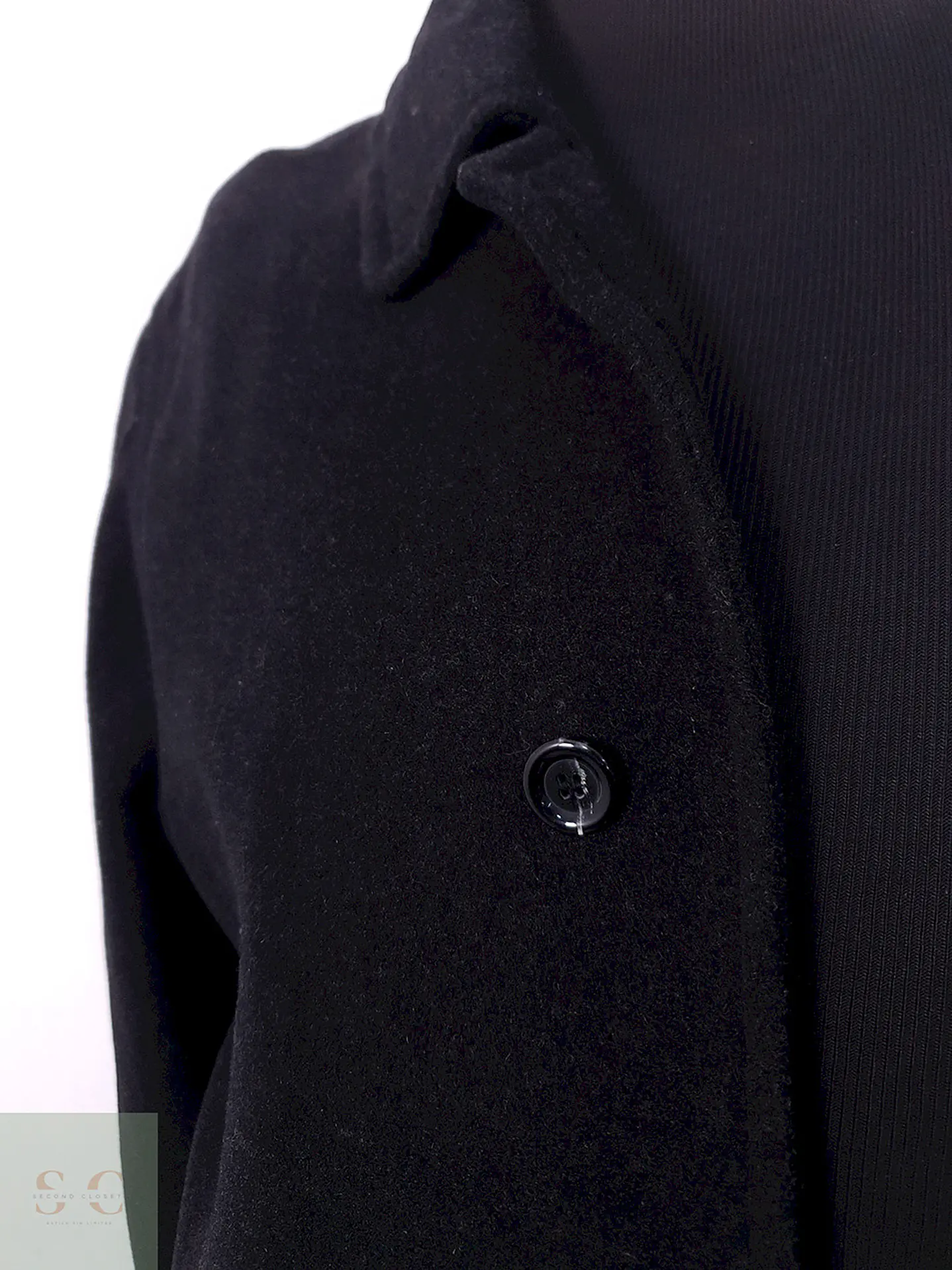 Abrigo Largo Stones Plomo Lana Virgen y Cashmere - Talla L 11