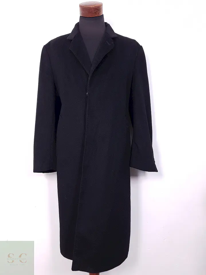 Abrigo Largo Van Graaf 100% Cashmere Negro - Talla L 2