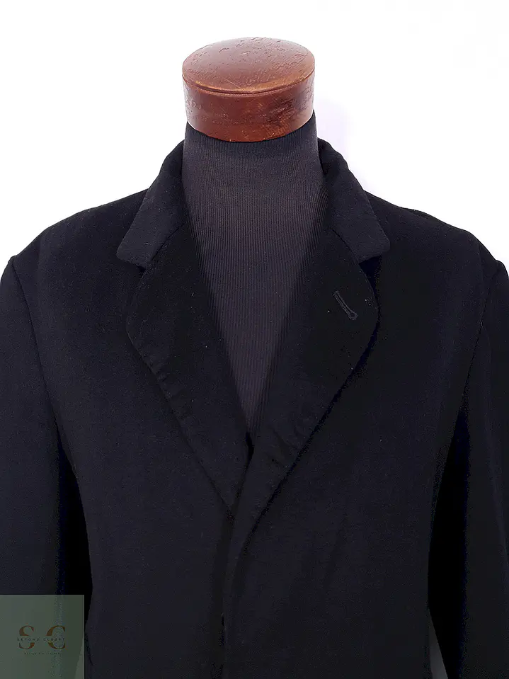 Abrigo Largo Van Graaf 100% Cashmere Negro - Talla L 5