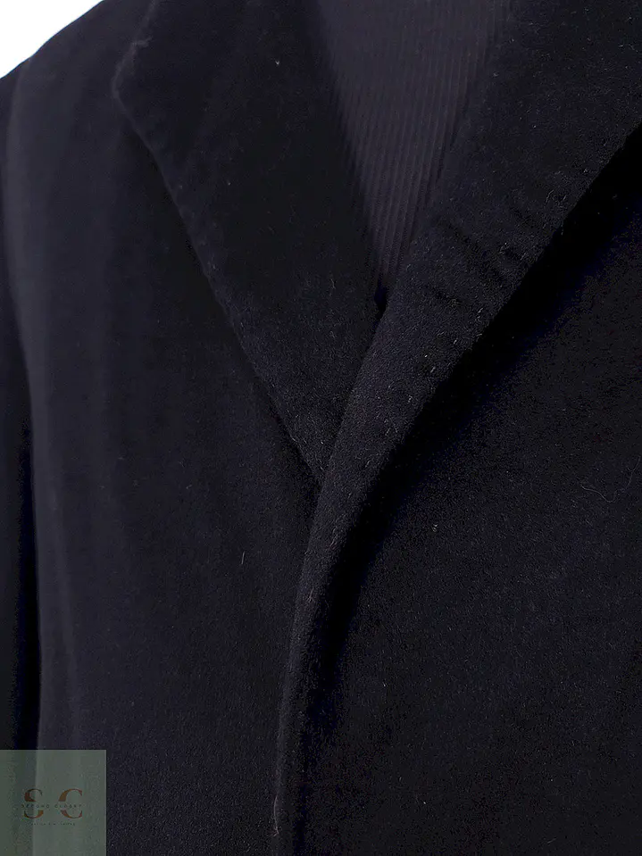Abrigo Largo Van Graaf 100% Cashmere Negro - Talla L 10