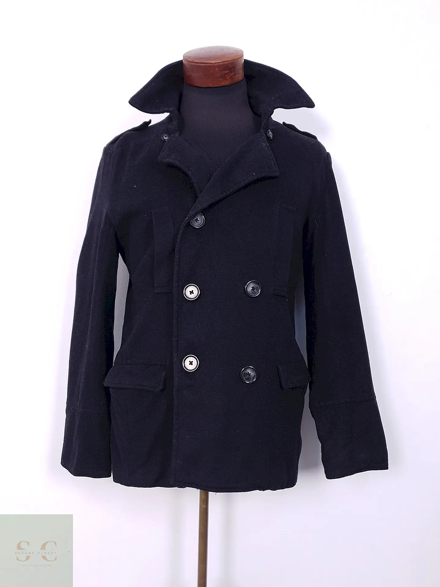 Abrigo Yd Marinero Básico Negro - Talla M 1