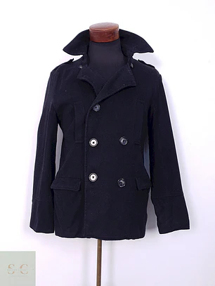 Abrigo Yd Marinero Básico Negro - Talla M