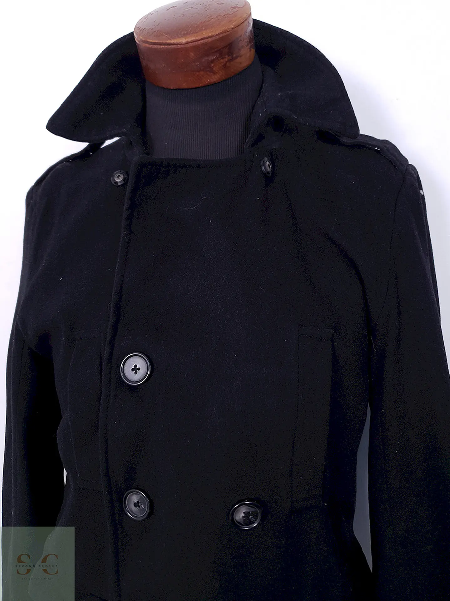 Abrigo Yd Marinero Básico Negro - Talla M 4