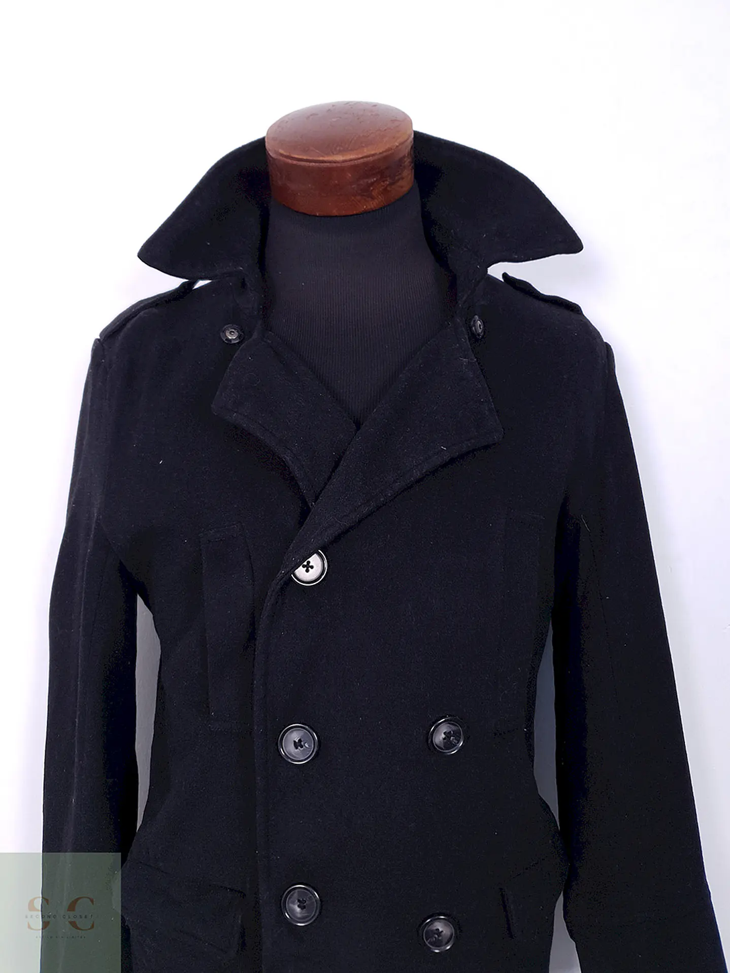 Abrigo Yd Marinero Básico Negro - Talla M 7