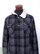Chaqueta Identic Man Cuadros Plomo y Negro - Talla M - Miniatura 3