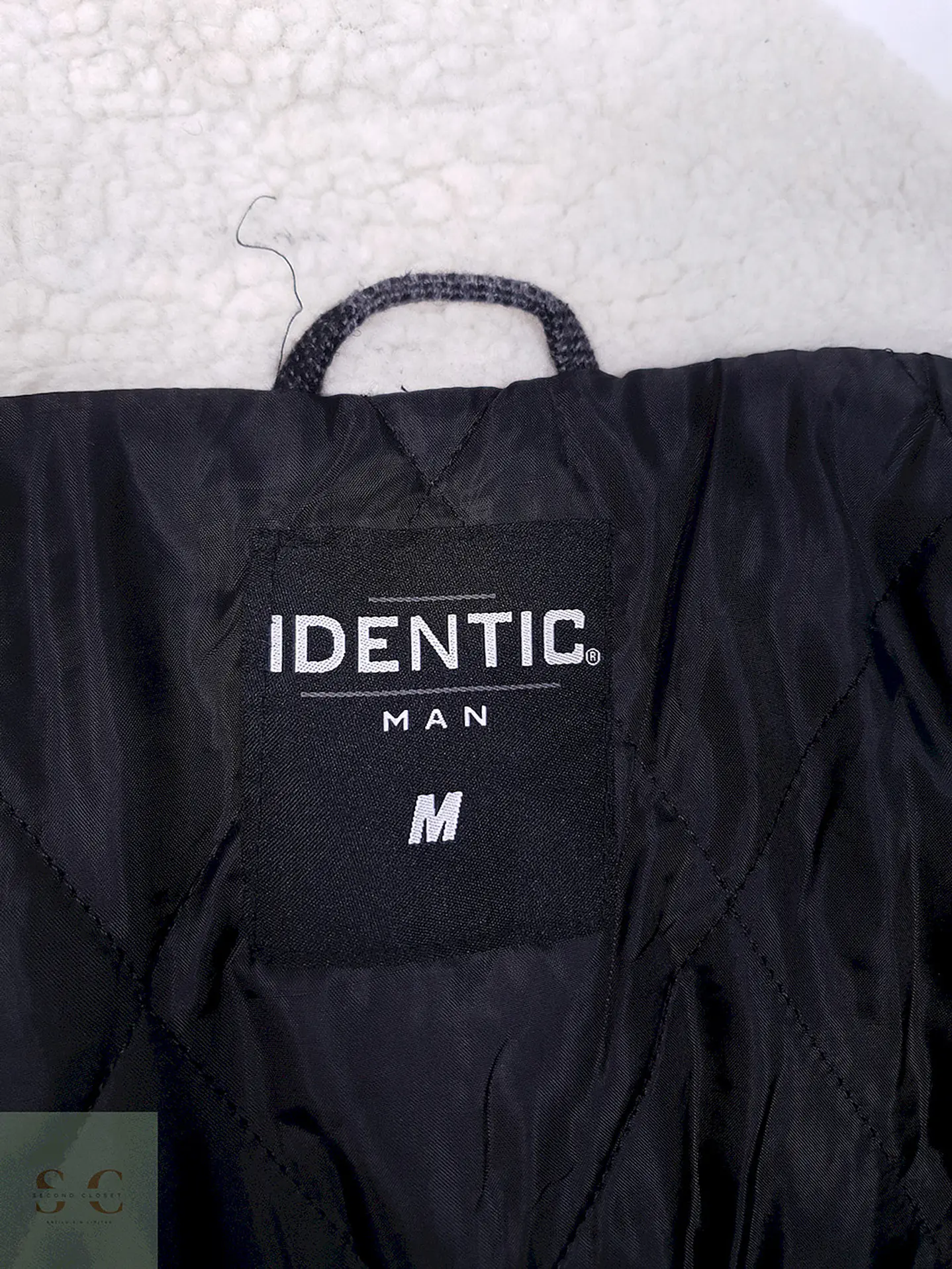 Chaqueta Identic Man Cuadros Plomo y Negro - Talla M 4