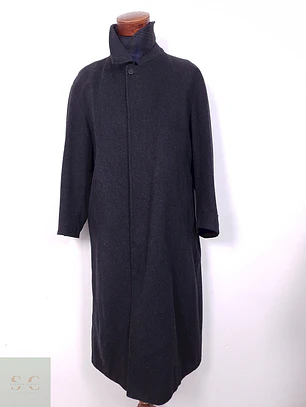 Abrigo Largo Loden Westbury Plomo 75% Lana Virgen - Talla XL