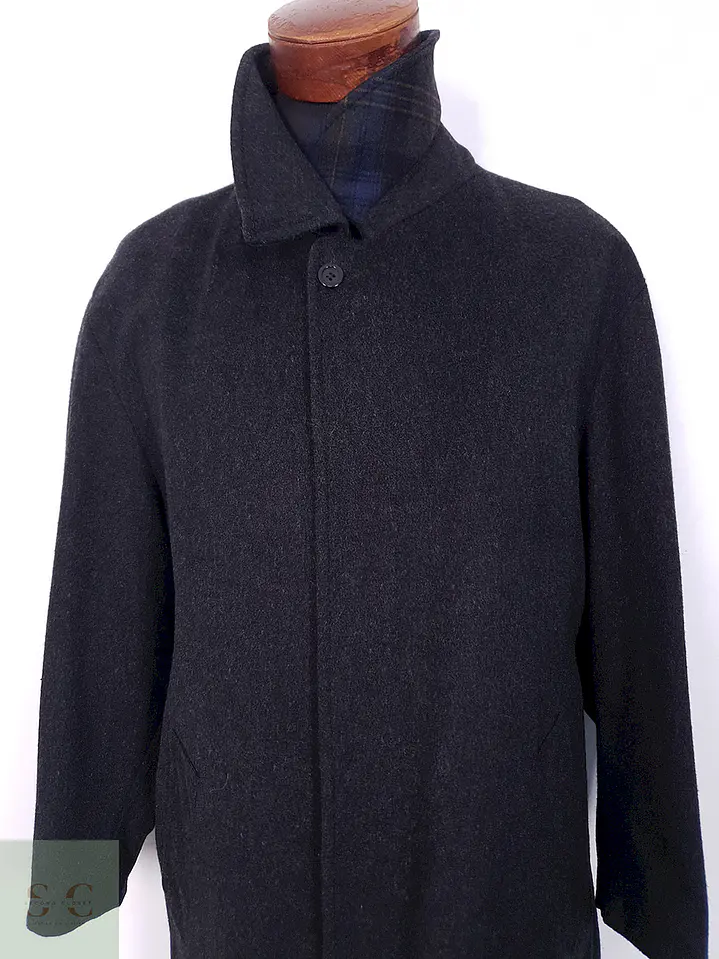 Abrigo Largo Loden Westbury Plomo 75% Lana Virgen - Talla XL 3