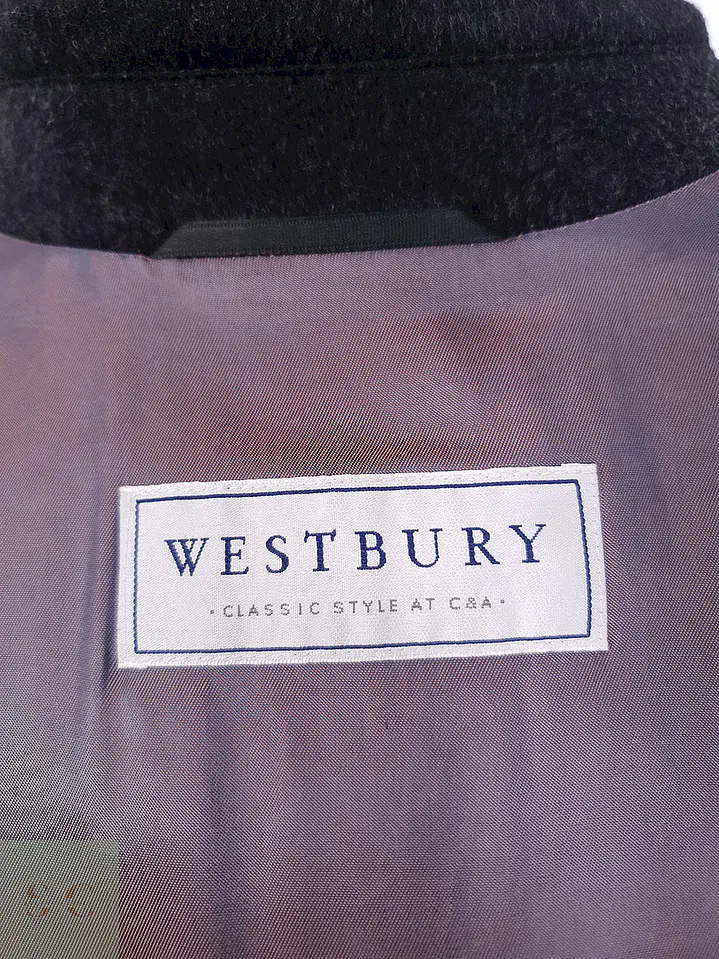 Abrigo Largo Loden Westbury Plomo 75% Lana Virgen - Talla XL 16