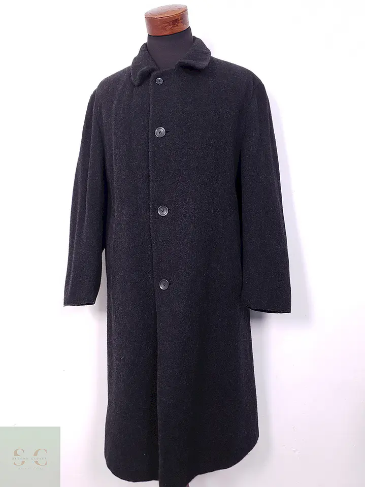 Abrigo Bugatti Plomo Lana Virgen y Cashmere - Talla L 1