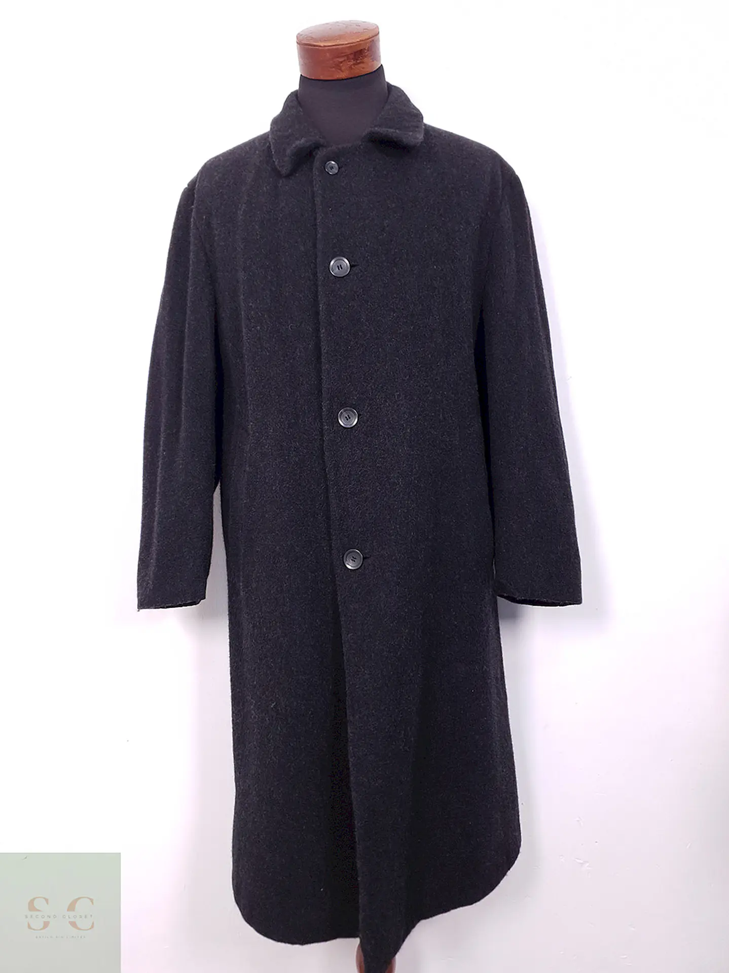 Abrigo Bugatti Plomo Lana Virgen y Cashmere - Talla L 3
