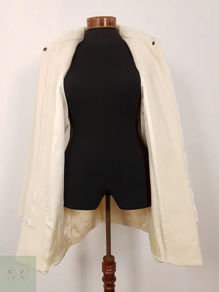 Abrigo Mujer Montgomery Lana Crema Talbots – TALLA ML 2