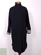 Abrigo Mujer Largo Negro Lana Herman Kay – TALLA 3XL - Miniatura 2