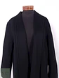 Abrigo Mujer Negro Minimalista Ashley Scott – TALLA LXL - Miniatura 3