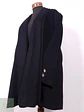 Abrigo Mujer Negro Minimalista Ashley Scott – TALLA LXL - Miniatura 4