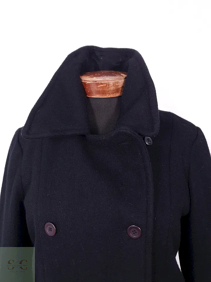 Abrigo Mujer Marinero Negro Lana Baxter & Wells – TALLA SM 6