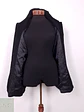 Abrigo Mujer Braetan Negro Lana Virgen Clásico – TALLA ML - Miniatura 9