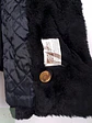 Abrigo Mujer Sears Marinero Negro Peluche – TALLA L - Miniatura 6