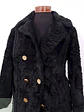 Abrigo Mujer Sears Marinero Negro Peluche – TALLA L - Miniatura 8