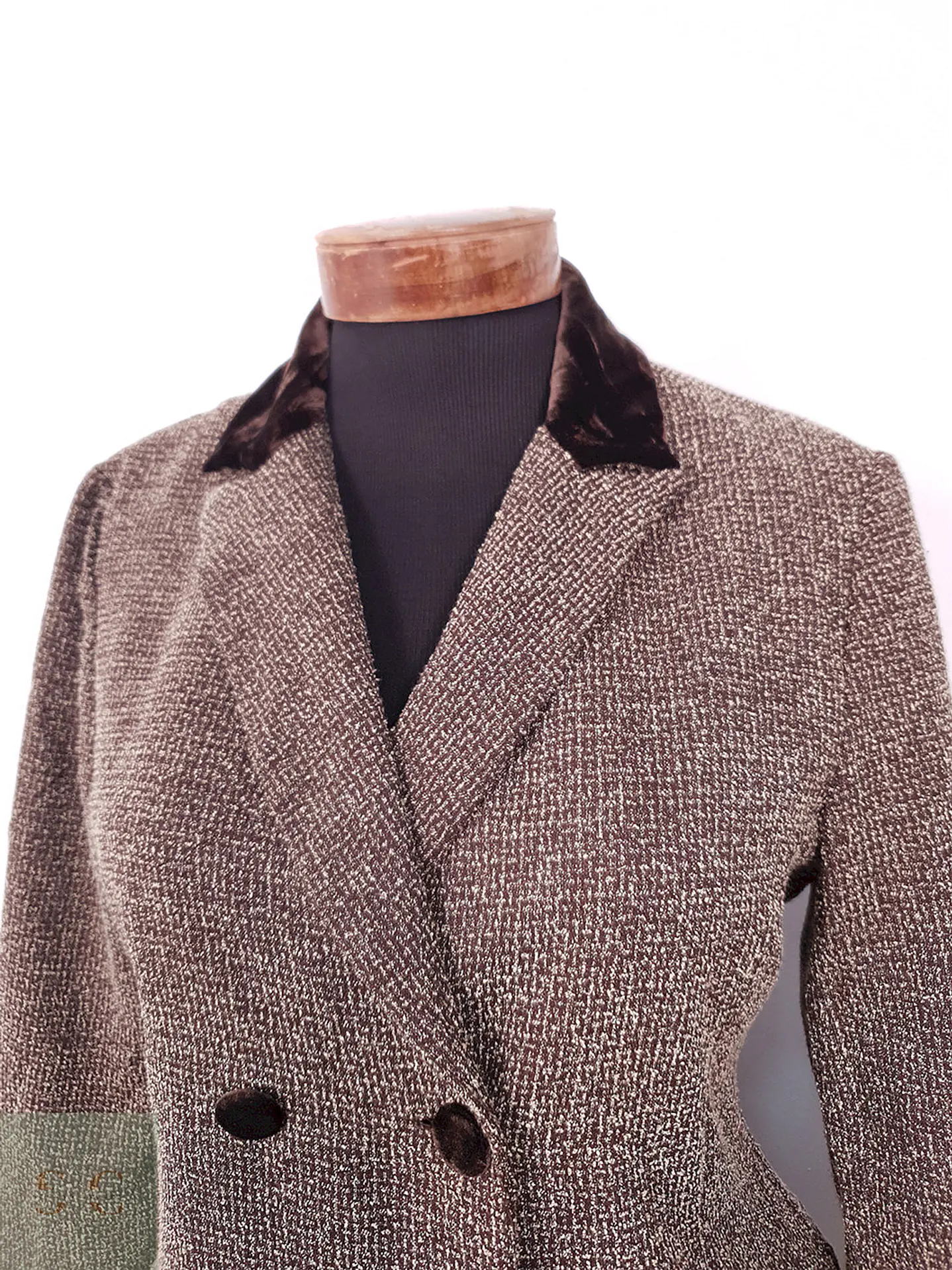 Abrigo Mujer Café Cruzado Elegante – TALLA SM 5