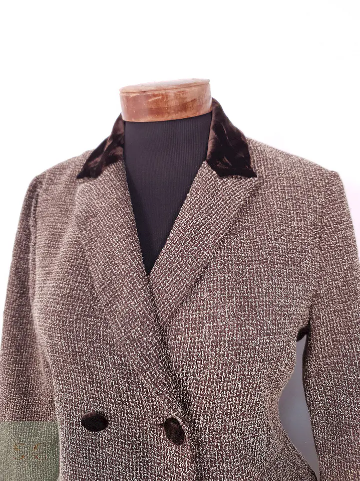 Abrigo Mujer Café Cruzado Elegante – TALLA SM 5