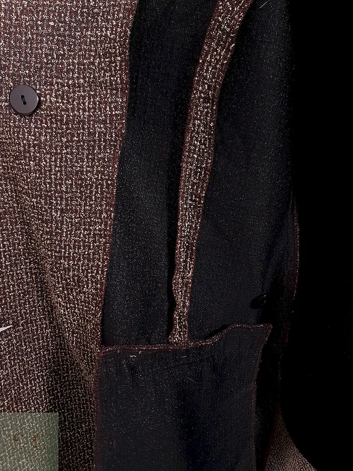 Abrigo Mujer Café Cruzado Elegante – TALLA SM 8