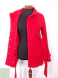 Abrigo Mujer Rojo con Cinturón Clásico – TALLA S - Miniatura 6