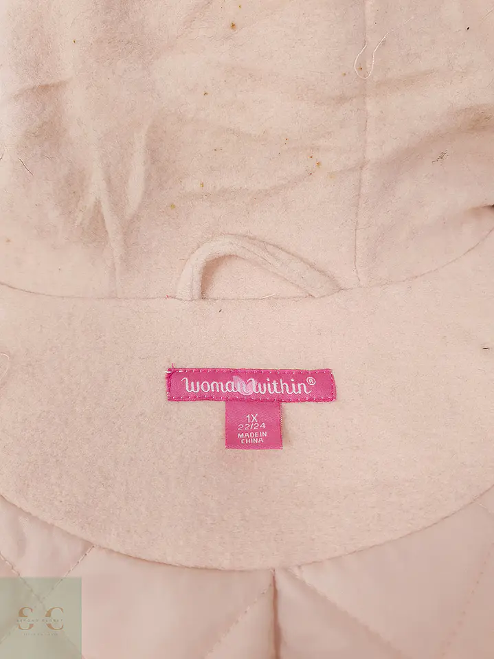 Abrigo Mujer Rosa Claro con Gorro – TALLA 2XL 10