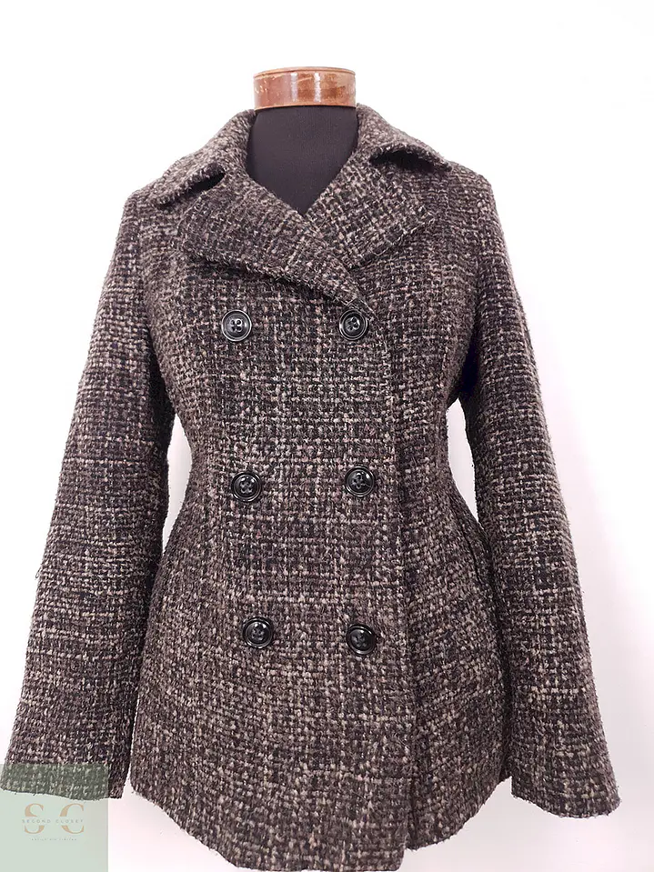 Abrigo Mujer Marinero Café – Croft & Barrow – TALLA SM 3