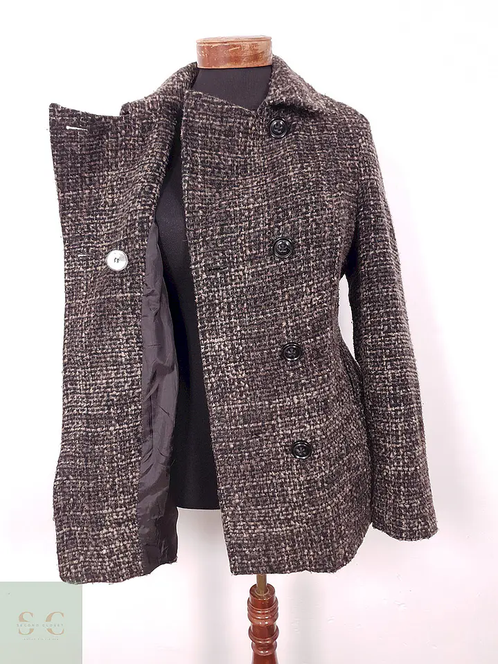 Abrigo Mujer Marinero Café – Croft & Barrow – TALLA SM 5