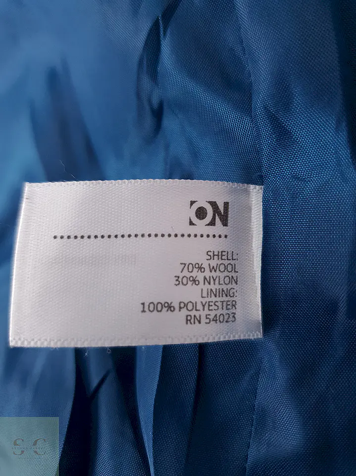 Abrigo Mujer Marinero Negro Lana – Old Navy – TALLA SM 11