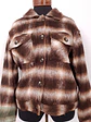 Chaqueta Mujer Peluche Café – TALLA L - Miniatura 4