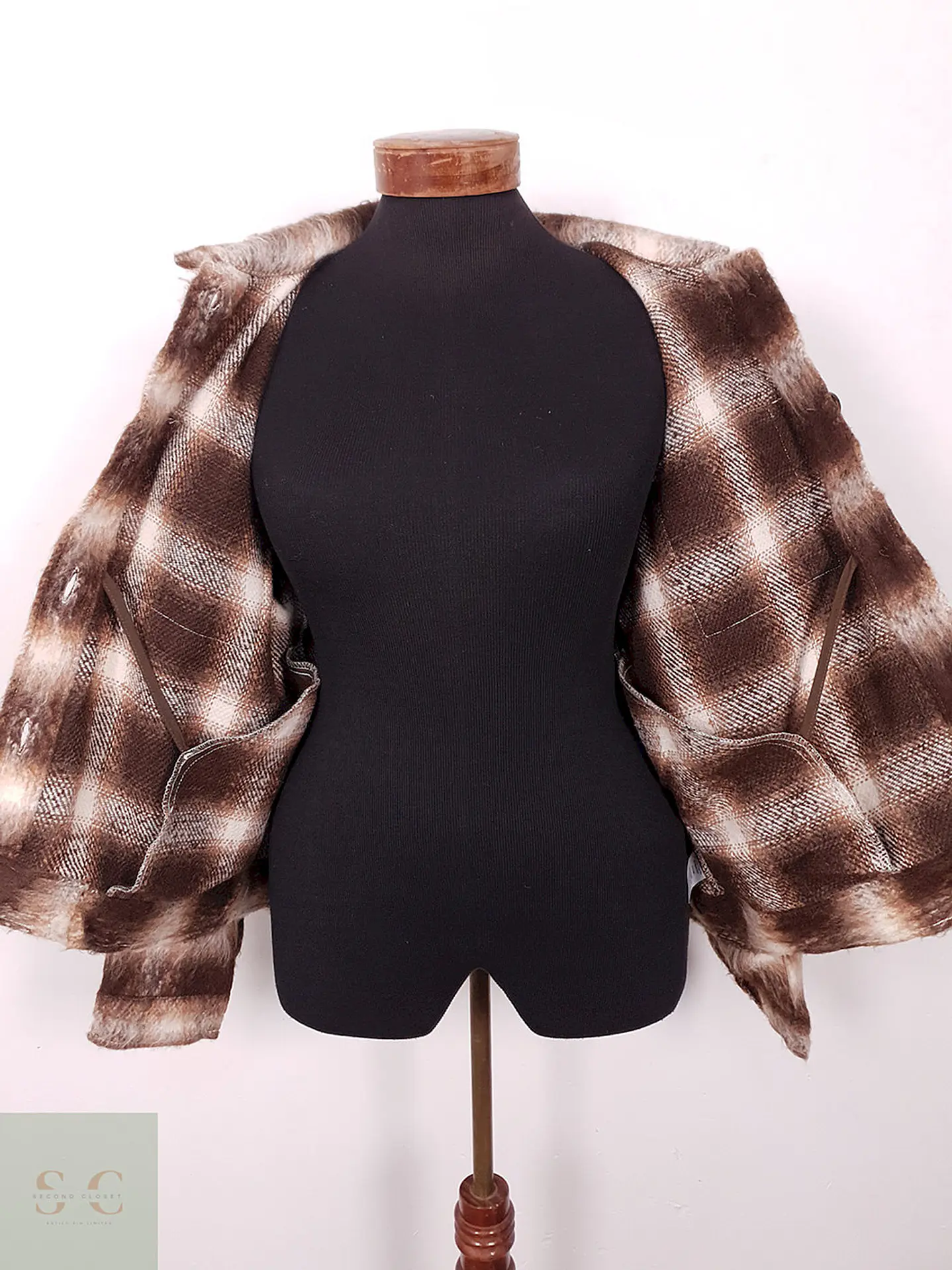 Chaqueta Mujer Peluche Café – TALLA L 6