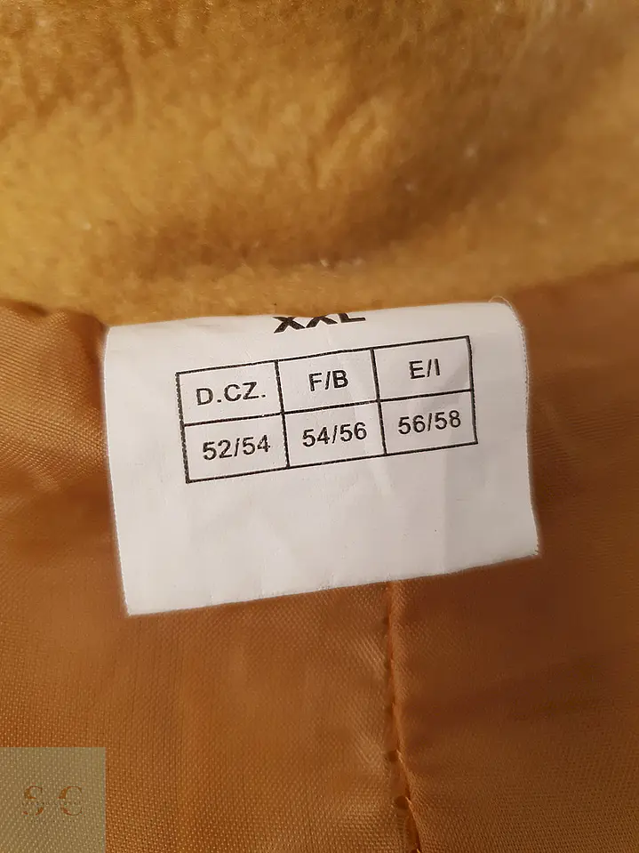 Abrigo Mujer Mostaza Minimalista – TALLA 3XL 7