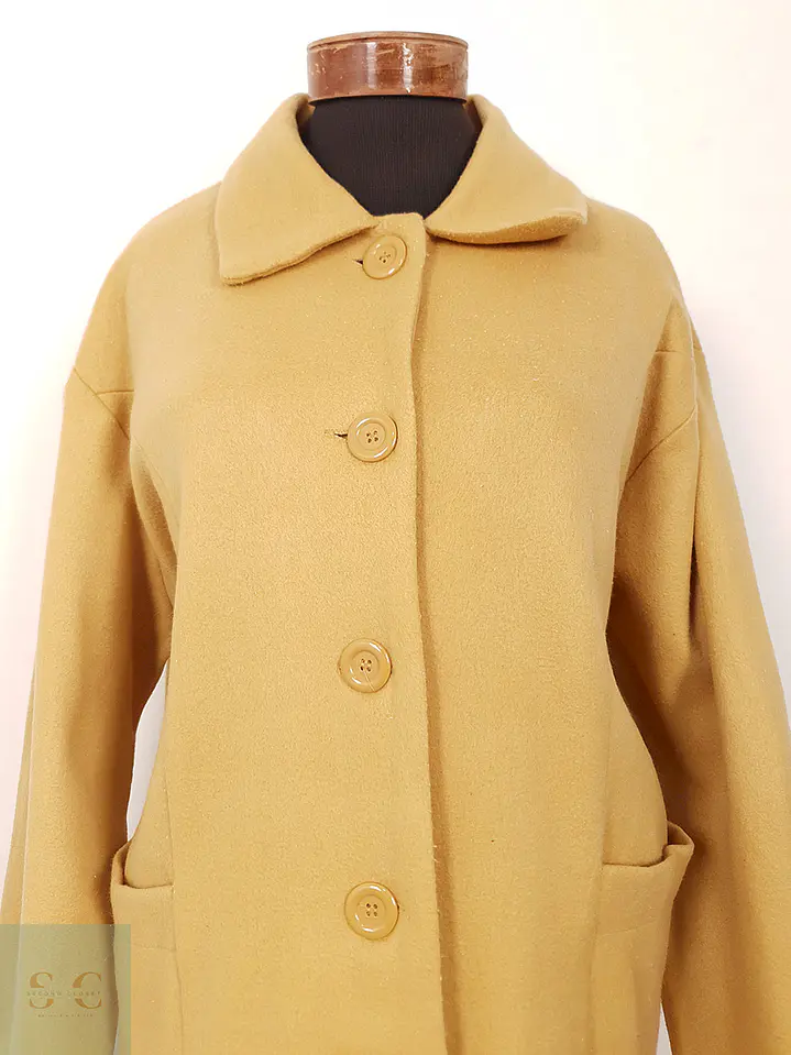 Abrigo Mujer Mostaza Minimalista – TALLA 3XL 8