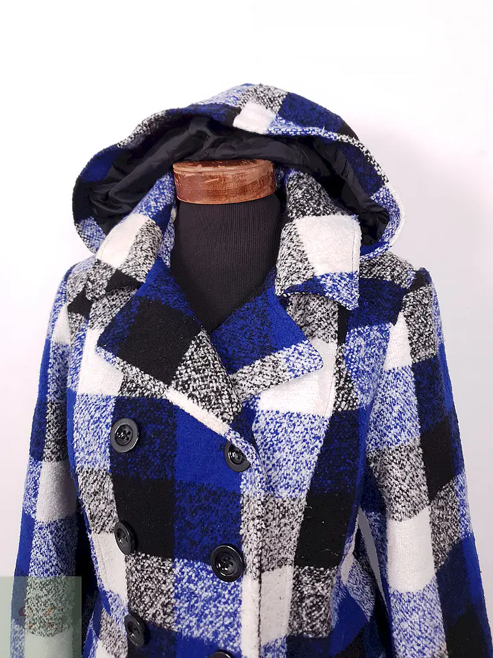 Abrigo Faded Glory Marinero Cuadros – TALLA ML 3