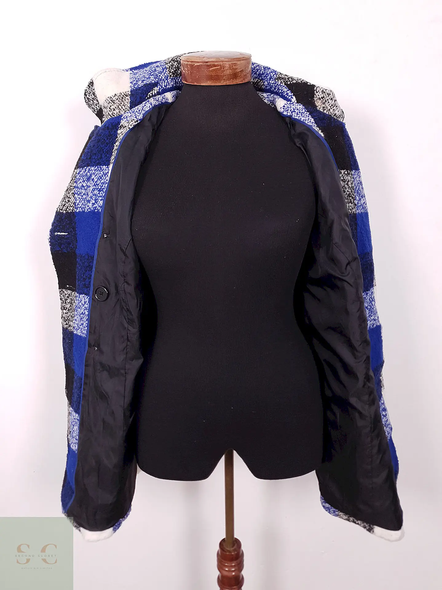 Abrigo Faded Glory Marinero Cuadros – TALLA ML 4