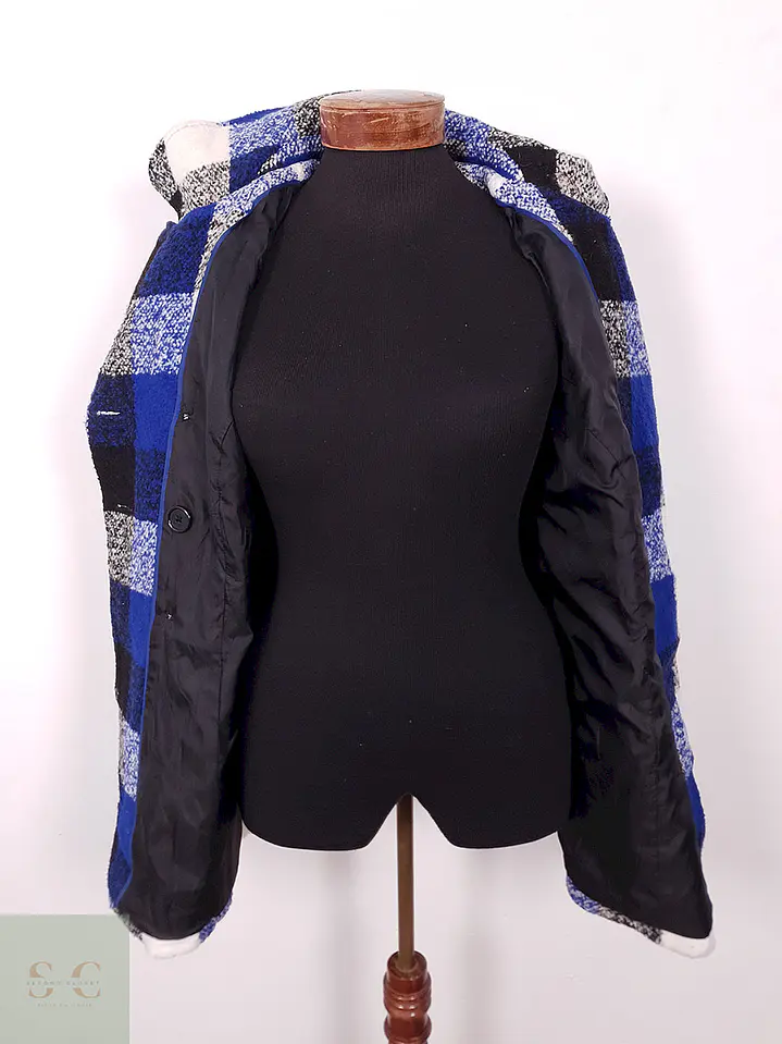 Abrigo Faded Glory Marinero Cuadros – TALLA ML 4