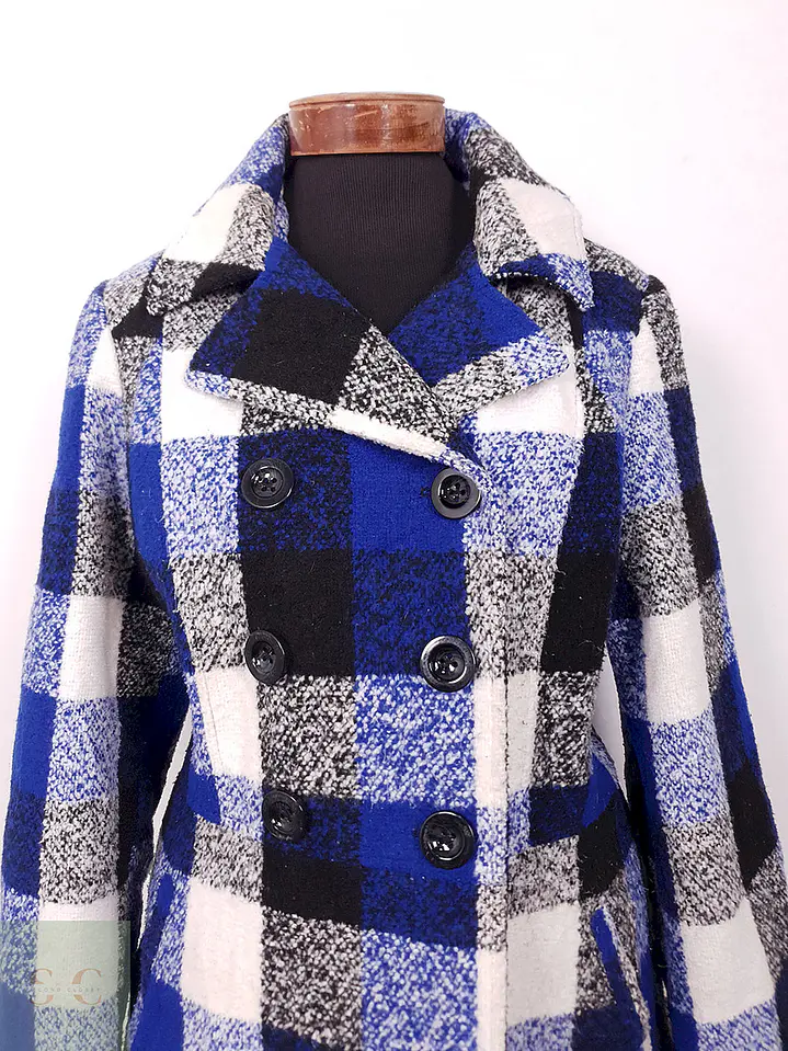 Abrigo Faded Glory Marinero Cuadros – TALLA ML 7