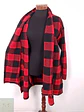Abrigo Cuadros leñadora Rojo y Negro – TALLA XL - Miniatura 2