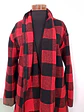 Abrigo Cuadros leñadora Rojo y Negro – TALLA XL - Miniatura 5