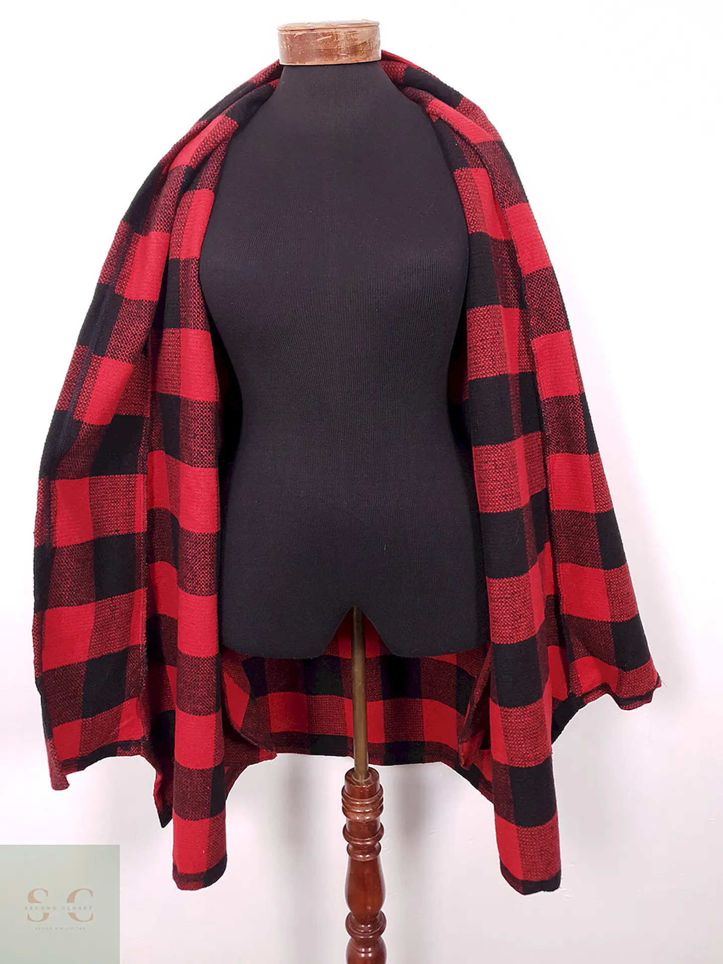 Abrigo Cuadros leñadora Rojo y Negro – TALLA XL 6