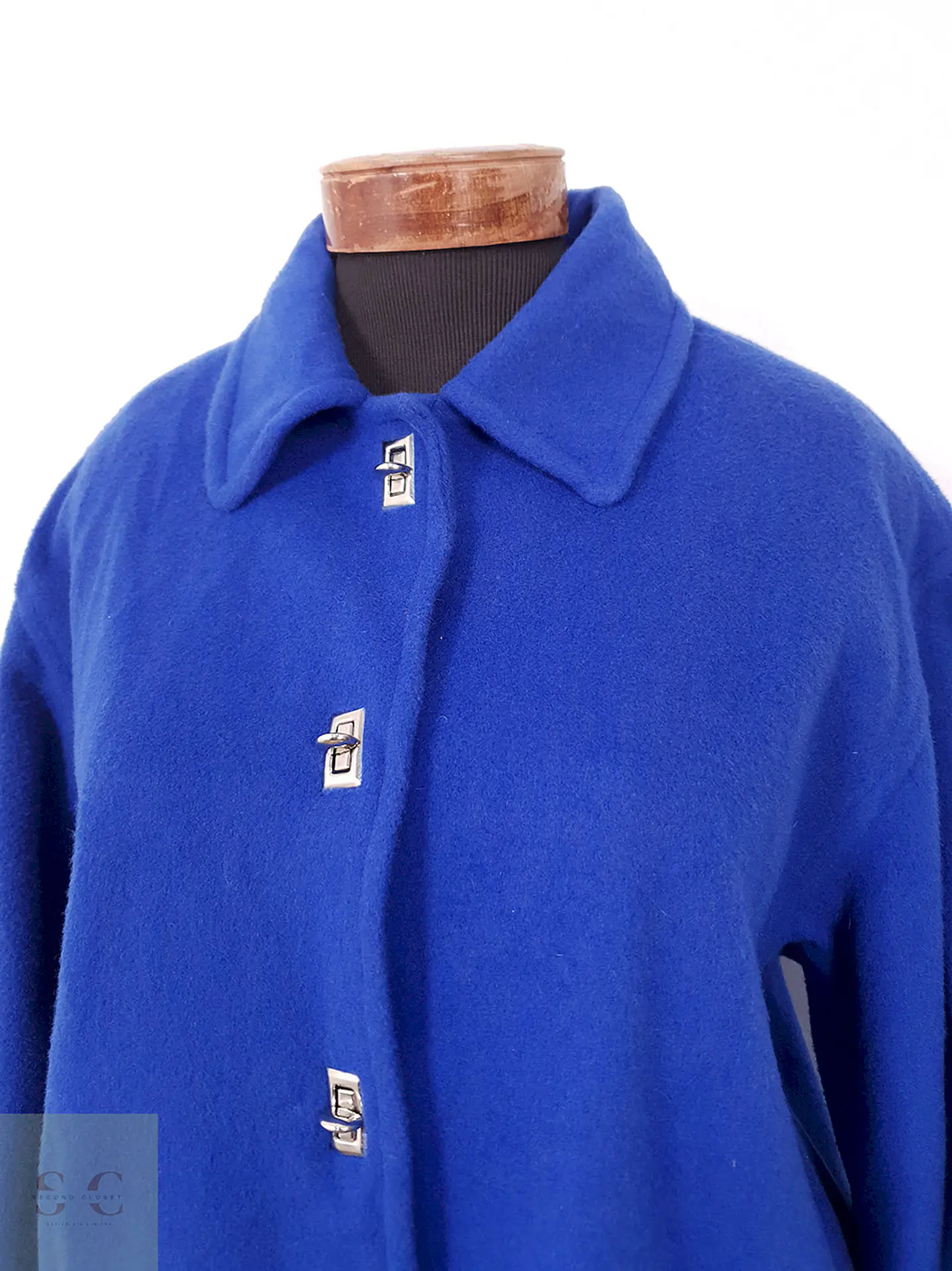 Abrigo mujer lana Azul Mario de Pinto – TALLA XL 5