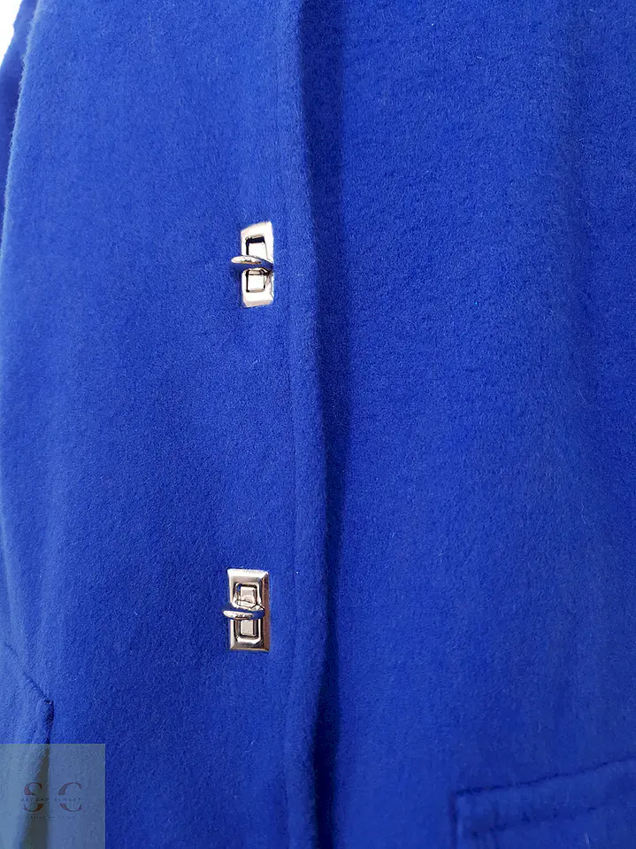 Abrigo mujer lana Azul Mario de Pinto – TALLA XL 7