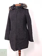 Abrigo Camaïeu Plomo con Gorro de Pelo Desmontable – TALLA SM - Miniatura 1